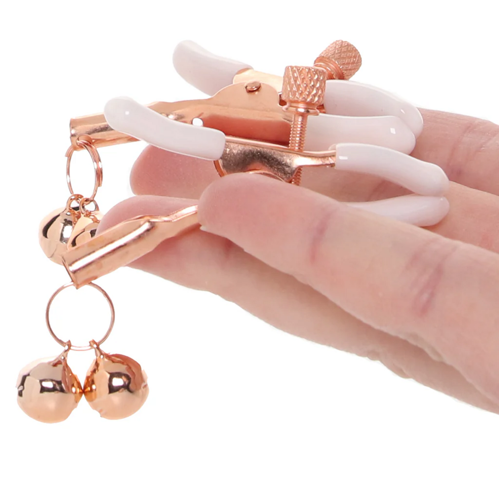 S&M PEACHES 'N CREAME BELL NIPPLE CLAMPS