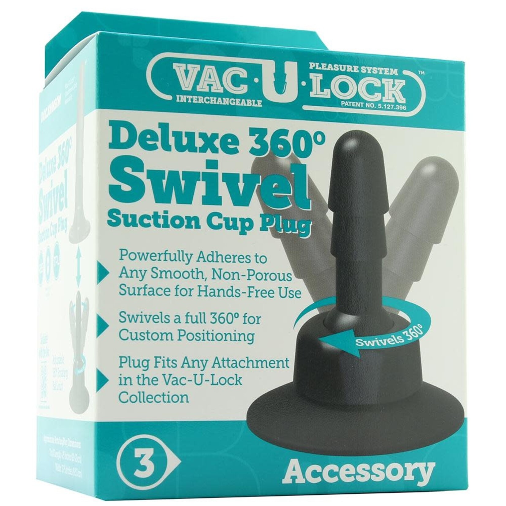 VAC -U- LOCK DELUXE 360 SWIVEL SUCTION PLUG