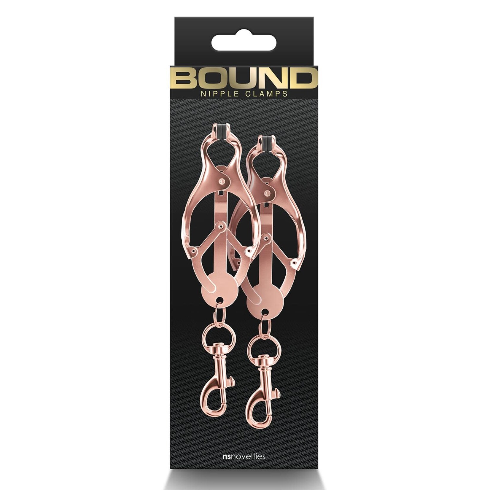 NS NOVELTIES NS - BOUND - NIPPLE CLAMPS - C3 - ROSE GOLD