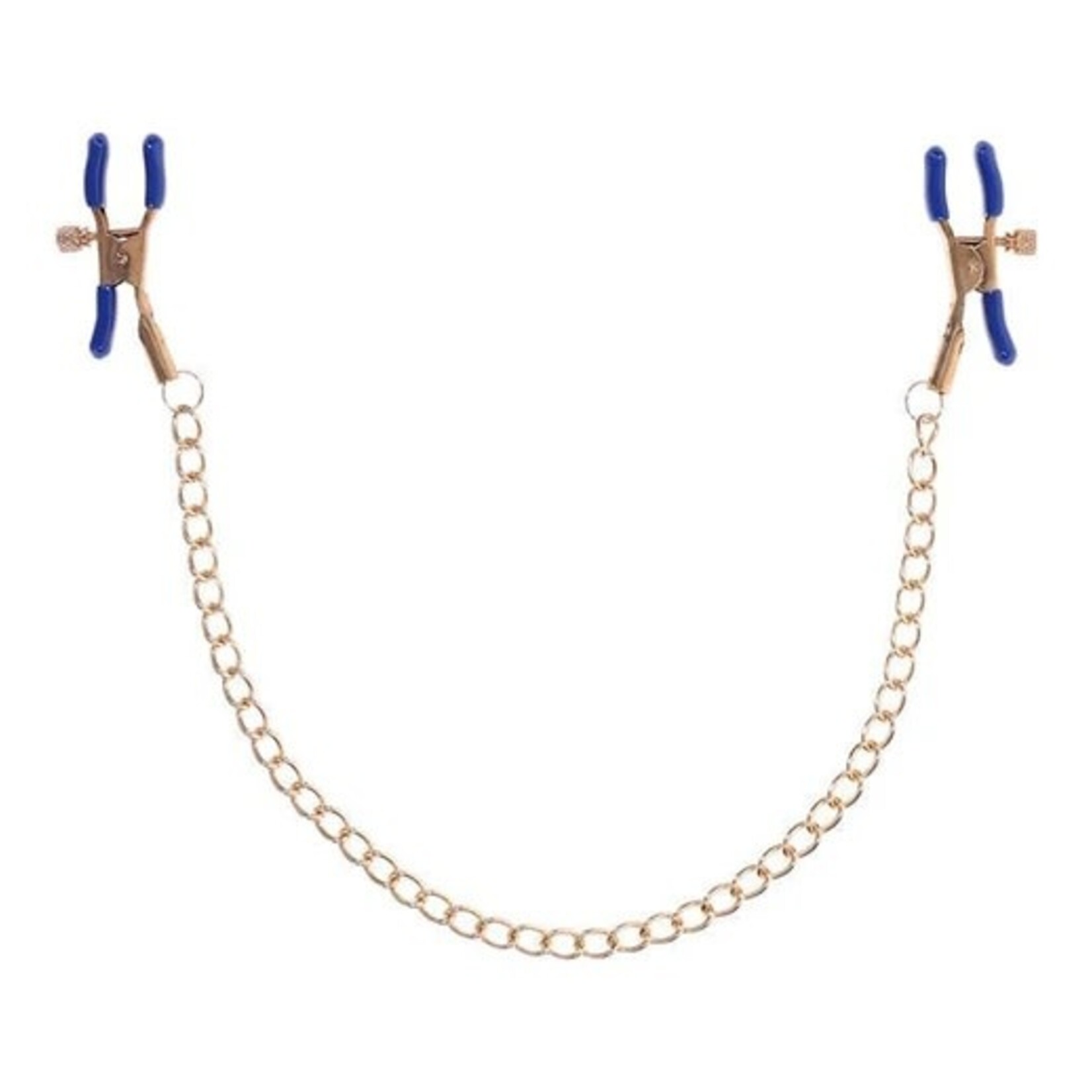 SPORTSHEETS SPORTSHEETS - COUGAR CHAINED NIPPLE CLAMPS