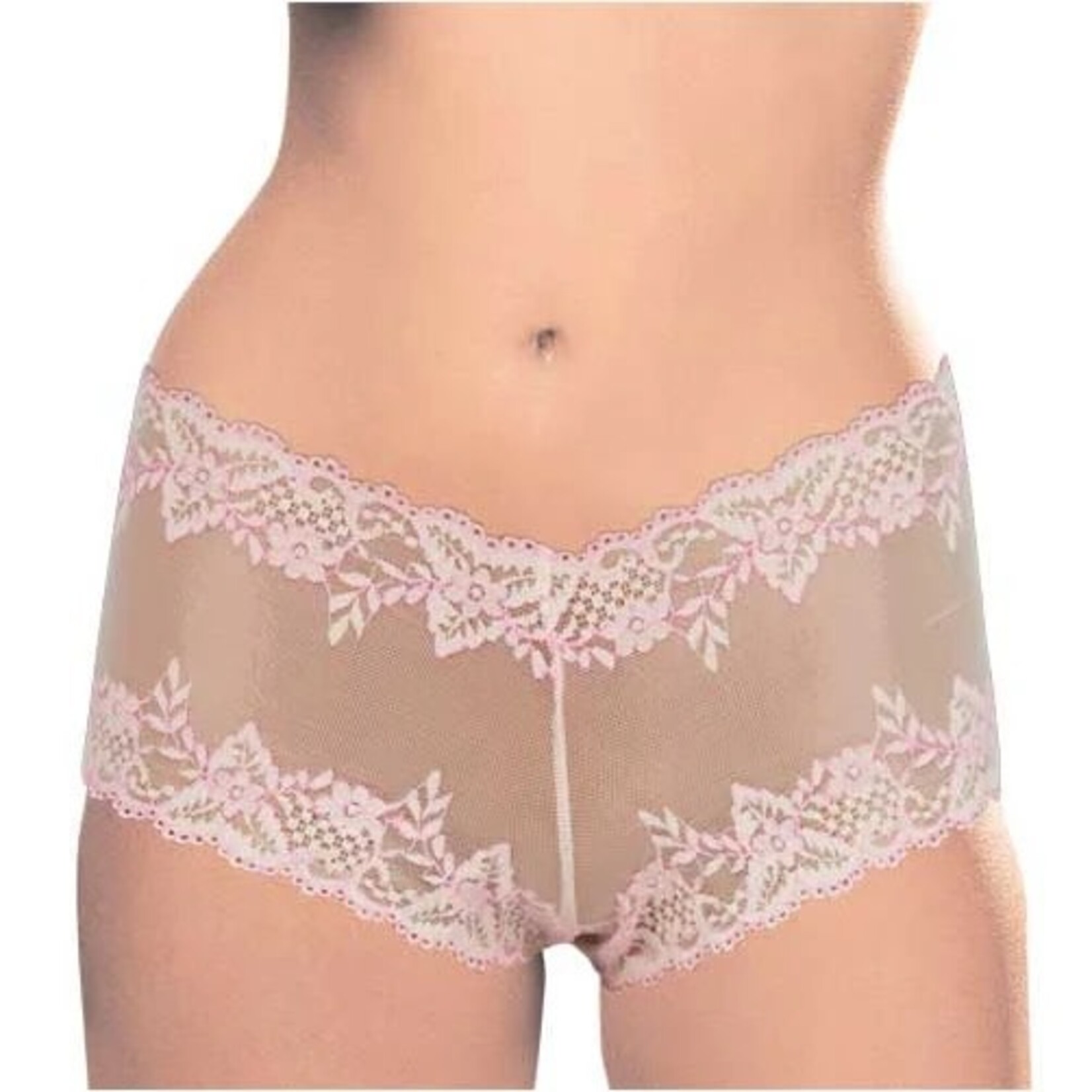 ACI BOYLEG PANTY - WHITE - LARGE