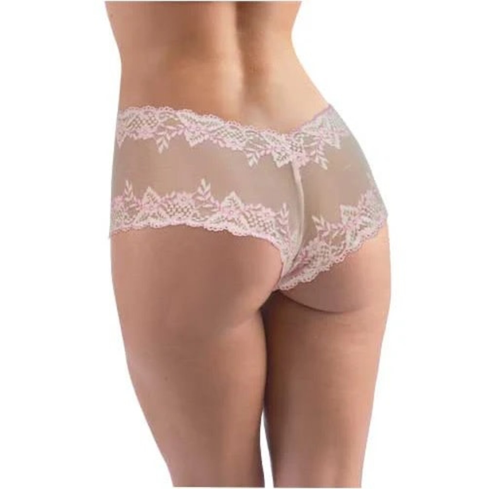 ACI BOYLEG PANTY - WHITE - LARGE