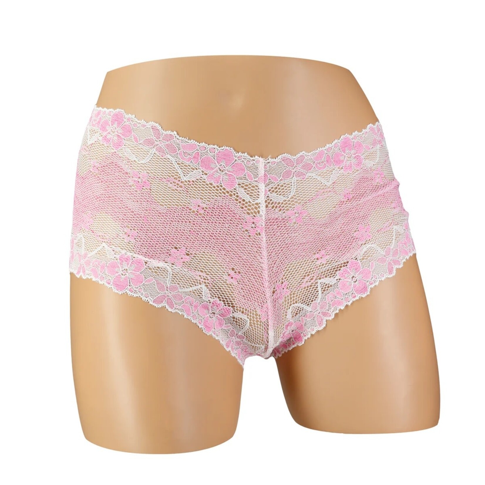 ACI BOYLEG LACE PANTY - PINK - LARGE