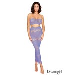 DREAMGIRL LINGERIE DREAMGIRL SEAMLESS KNIT GOWN LAVENDER O/S