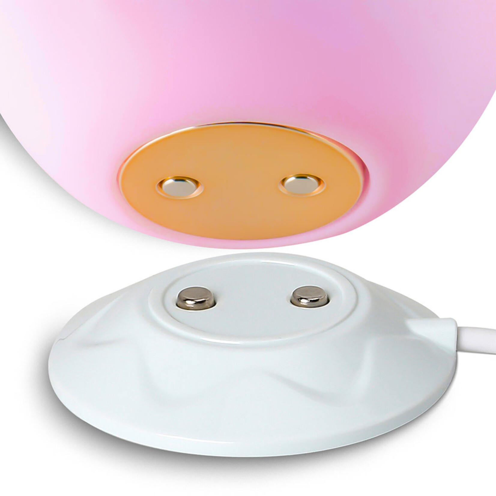 PASSION PLACE GLOW-IN-THE-DARK 10-FUNCTION PINK SILICONE RECHARGEABLE CLITORAL SUCKING ROSE SEX TOY