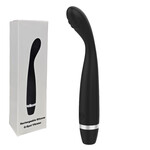 PASSION PLACE 10-MODE BLACK PLUG-IN RECHARGEABLE WATERPROOF SILICONE G-SPOT VIBRATOR