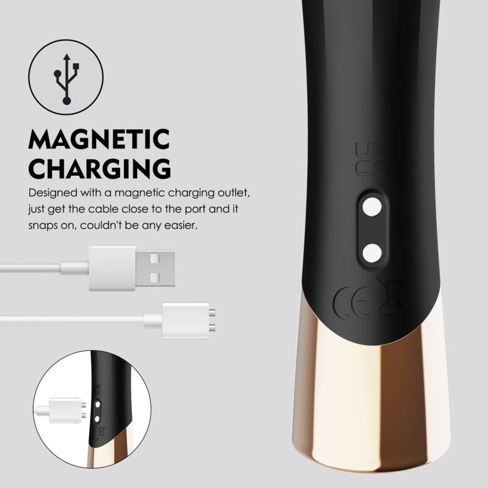 PASSION PLACE 10 MODES BLACK WATERPROOF RECHARGEABLE SILICONE BULLET VIBRATOR