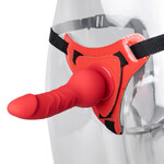 PASSION PLACE 5.91'' RED WEARABLE STRAP-ON DILDO WITH 10CM INSERTABLE LENGTH