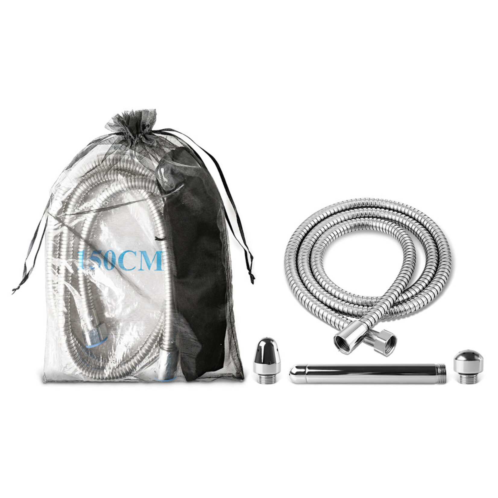 PASSION PLACE METAL SHOWER CLEANING SYSTEM WITH 3 HEADS