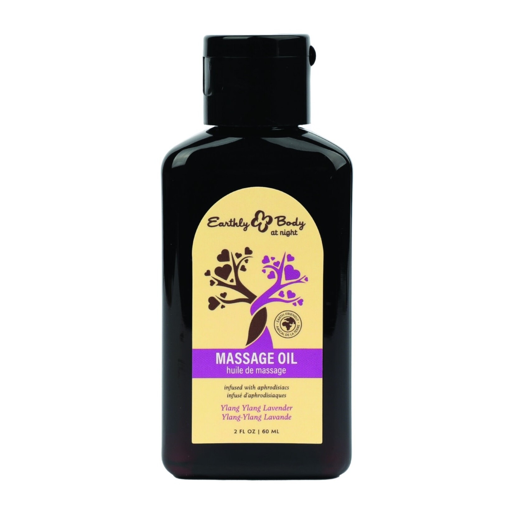 EARTHLY BODY EARTHLY BODY - APHRODISIAC MASSAGE OIL YLANG YLANG LAVENDER 2OZ