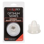 CALEXOTICS OPTIMUM SERIES UNIVERSAL SILICONE PUMP SLEEVE - CLEAR