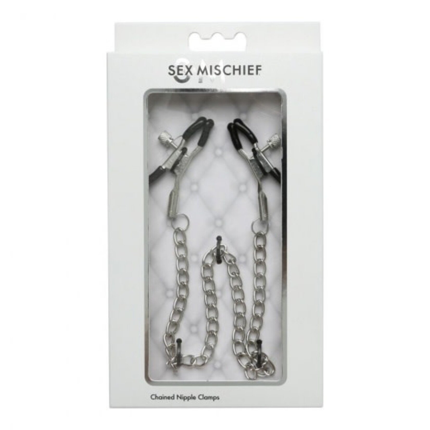 SEX & MISCHIEF SEX & MISCHIEF CHAINED NIPPLE CLAMPS