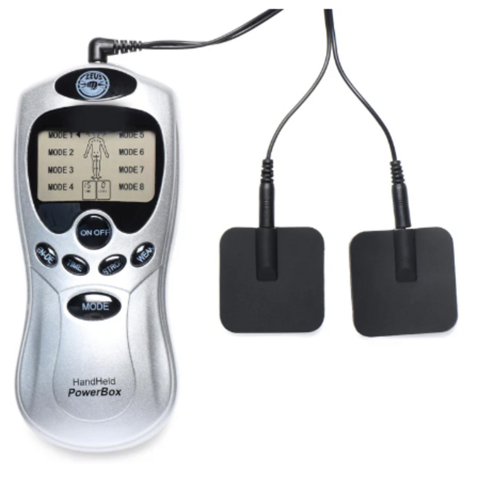 ZEUS ELECTROSEX - POWERBOX - HANDHELD - 8 MODES - DIGITAL DISPLAY