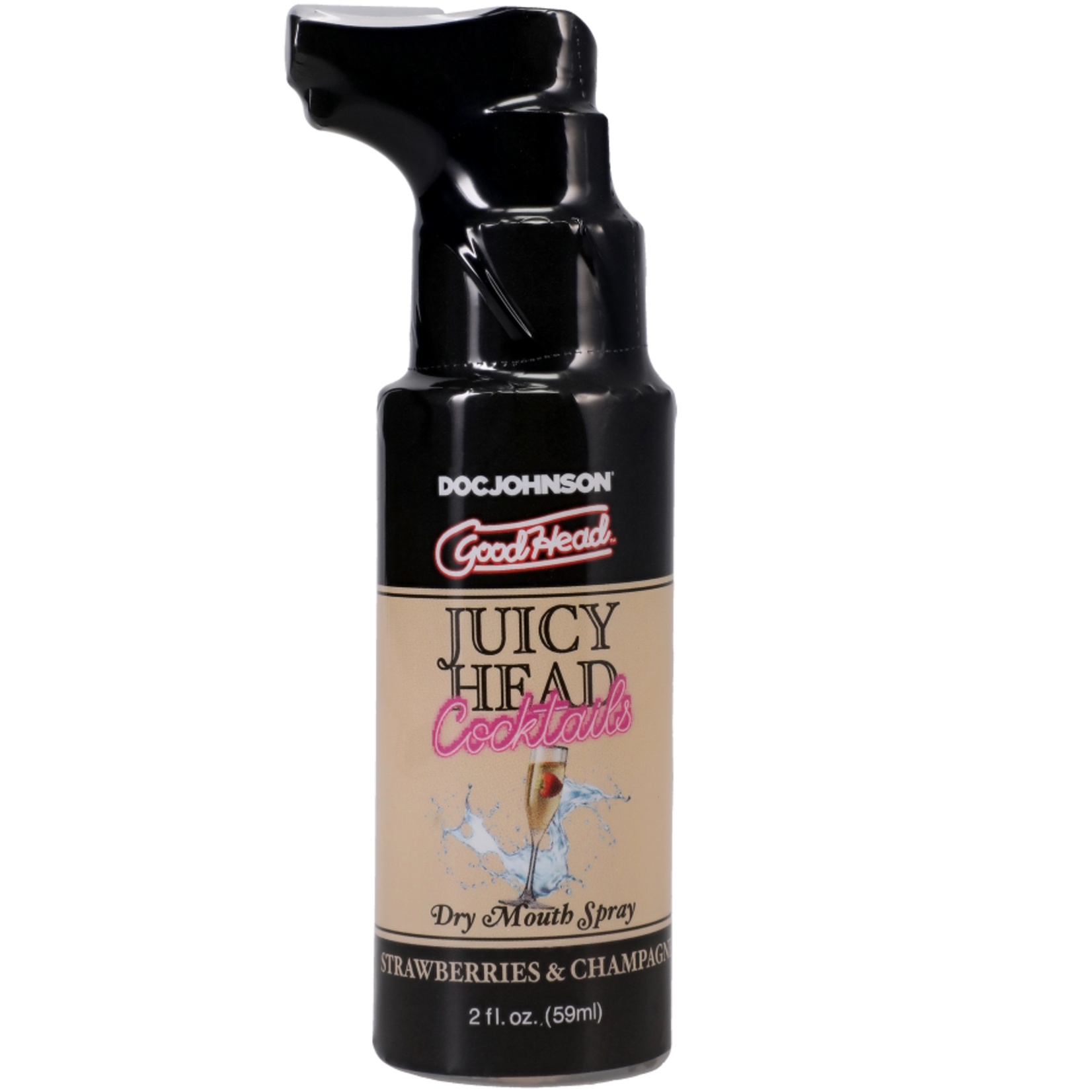 DOC JOHNSON GOODHEAD - JUICY HEAD COCKTAILS DRY MOUTH SPRAY - STRAWBERRIES & CHAMPAGNE