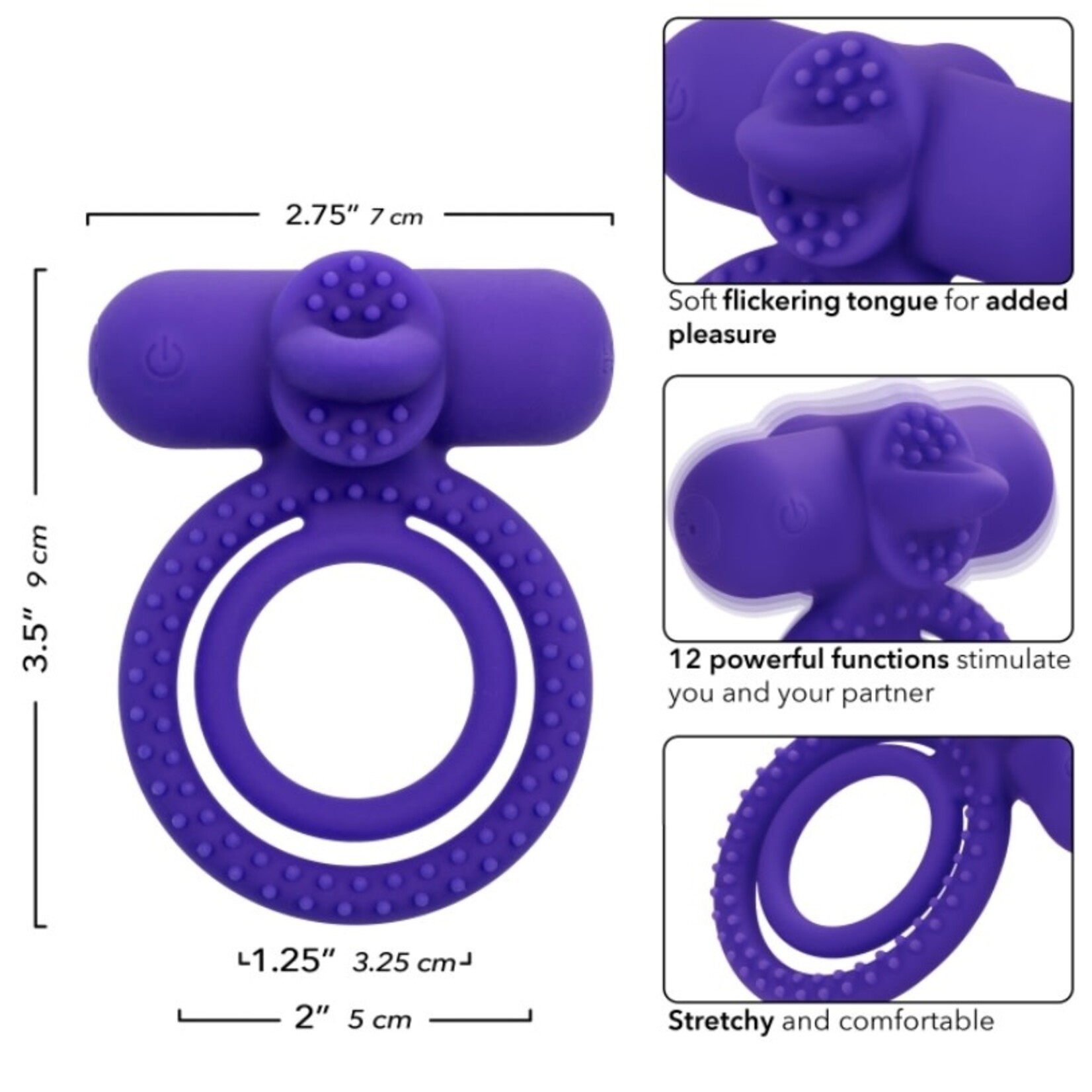 SILICONE RECHARGEABLE DUAL CLIMAXER