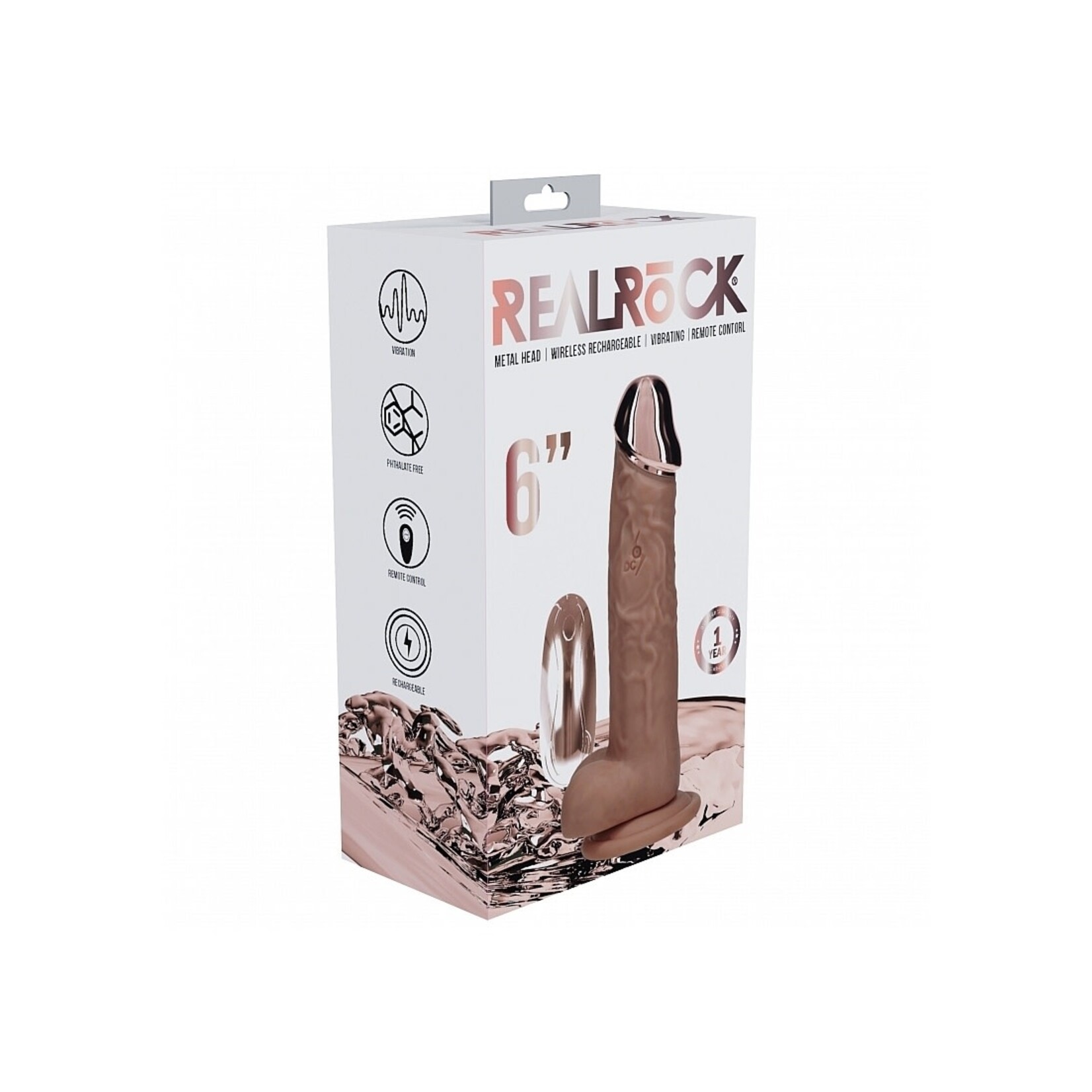 SHOTS SHOTS - REALROCK - METALHEAD - REGULAR STRAIGHT WITH BALLS 6" - TAN