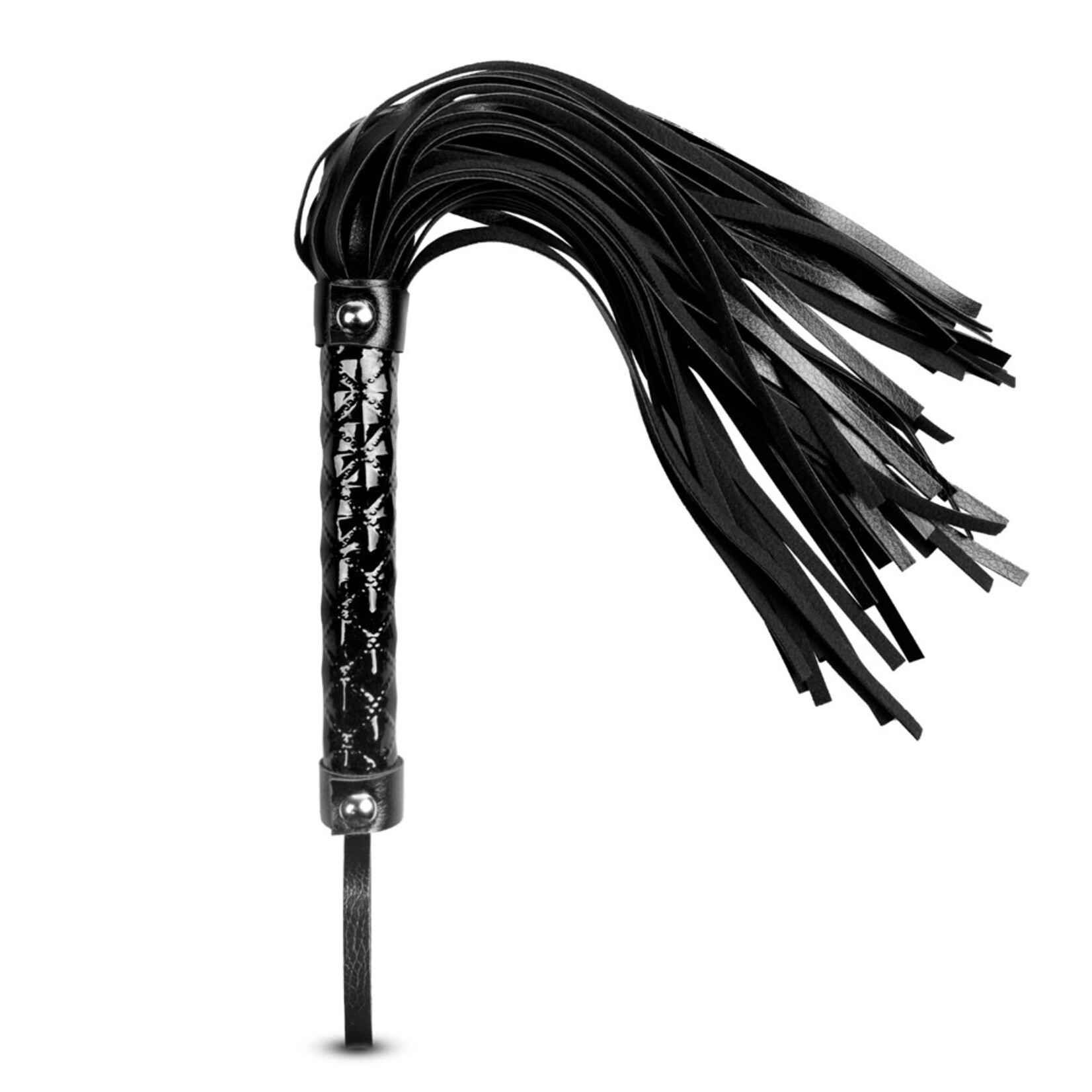 PASSION PLACE BLACK COLOR EMBOSSED WHIP