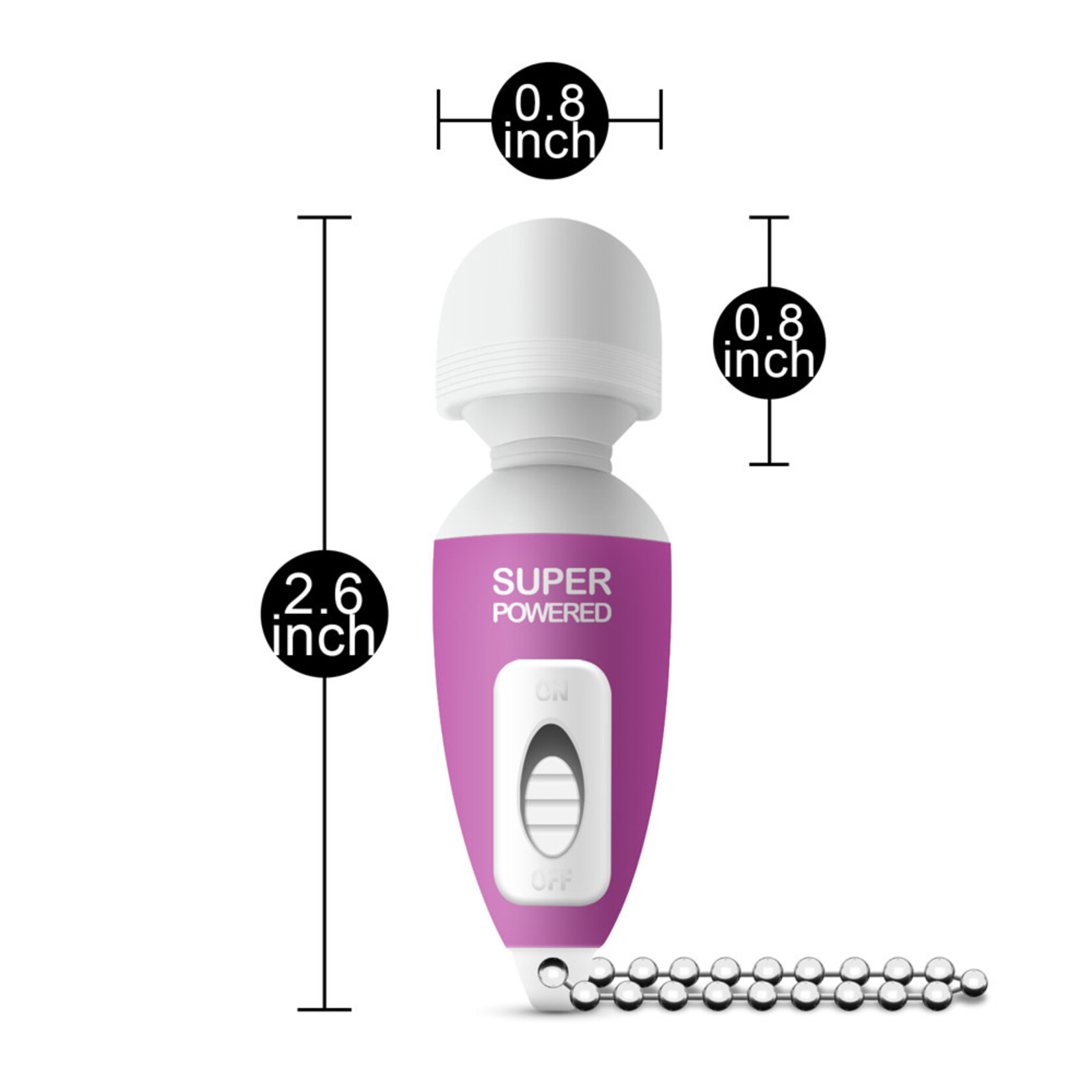 PASSION PLACE PURPLE COLOR MINI WAND MASSAGER