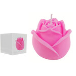 PASSION PLACE SKIN-SAFE PINK FLOWER SHAPE WAX SCENTED CANDLE