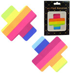 PASSION PLACE PRETTY PASTIES - PRIDE CROSS RAINBOW NIPPLE COVERS (PAIR)