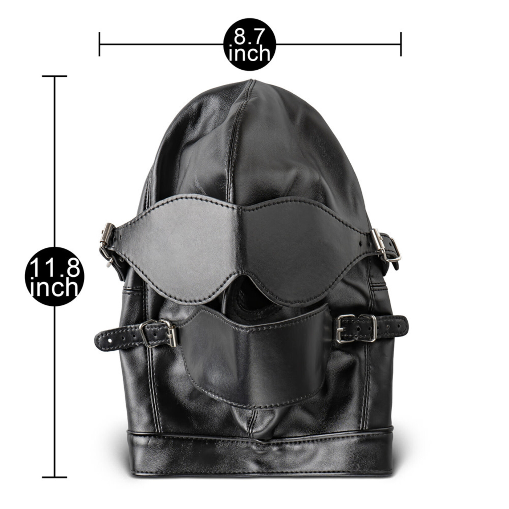 PASSION PLACE LUXURY MASK HOOD WITH MASK AND BALL GAG