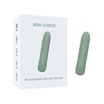 PASSION PLACE 4.85" SAGE GREEN FULL-SILICONE FLEXIBLE BULLET VIBRATOR - 10 VIBRATION MODES, SEAMLESS DESIGN, USB RECHARGEABLE, WATERPROOF