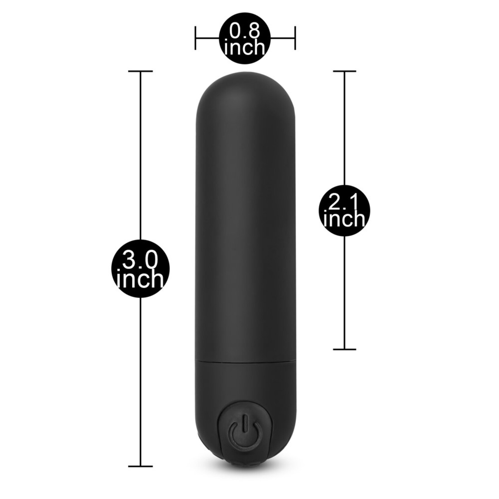 PASSION PLACE 10 SPEEDS RECHARGEABLE REMOTE CONTROL BLACK COLOR VIBRATING BULLET