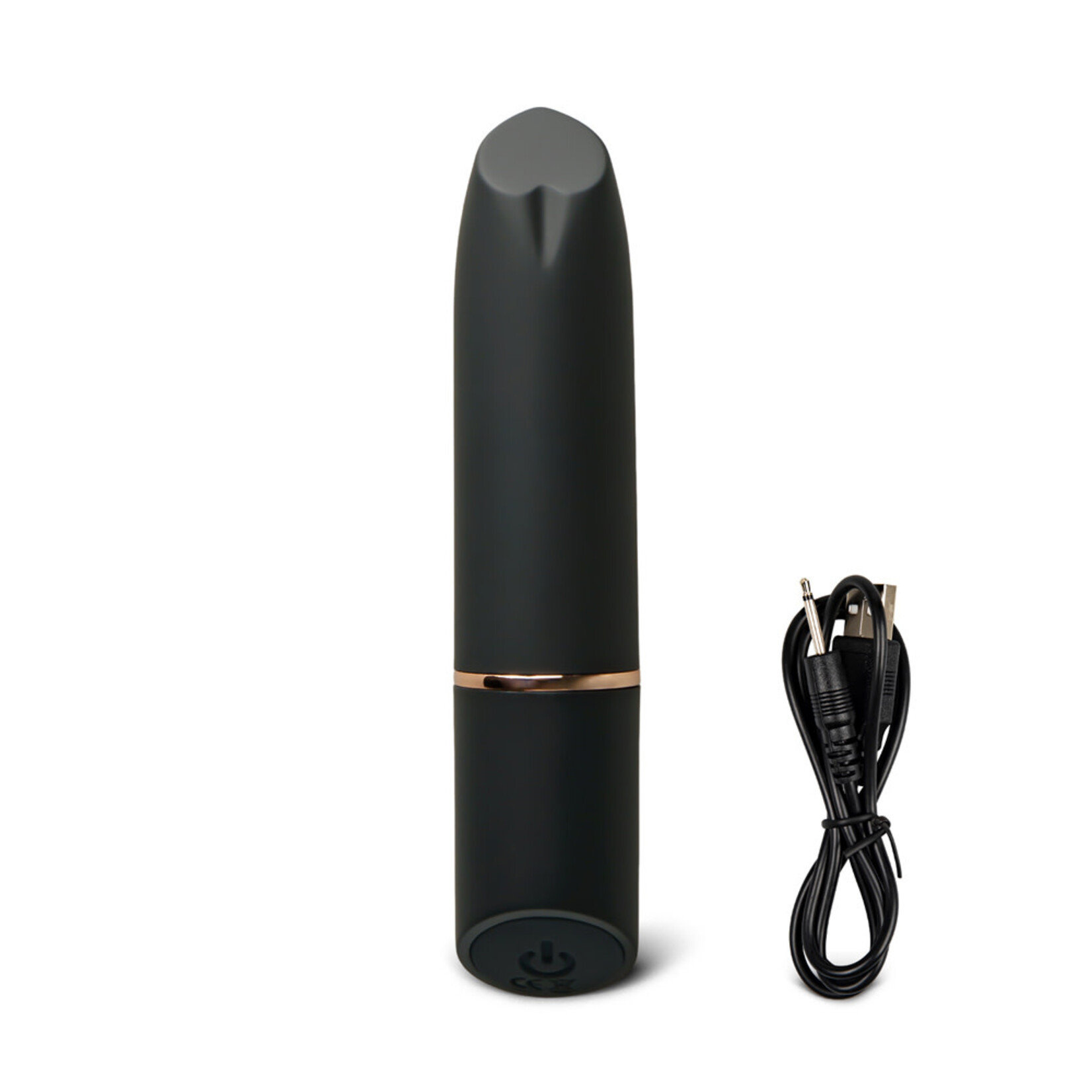 PASSION PLACE BLACK 10-SPEED RECHARGEABLE 9 CM VIBRATING BULLET