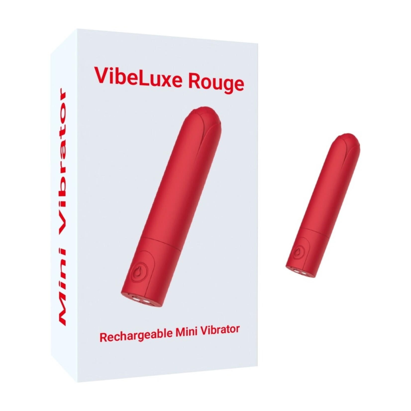 PASSION PLACE 3.35" RED 10-SPEED RECHARGEABLE VIBRATING BULLET