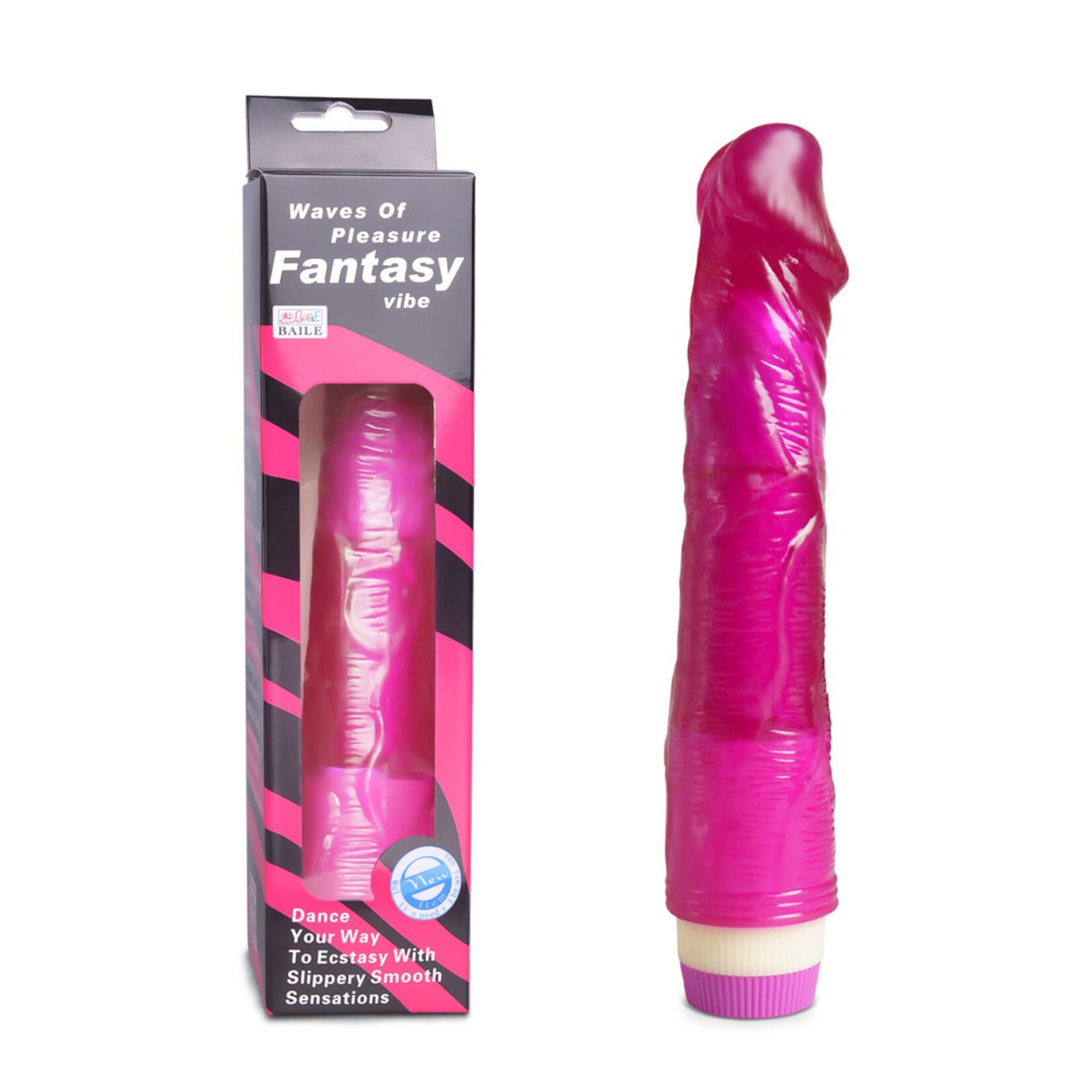 PASSION PLACE CLEAR PURPLE FLEXIBLE BASIC REALISTIC VIBRATOR