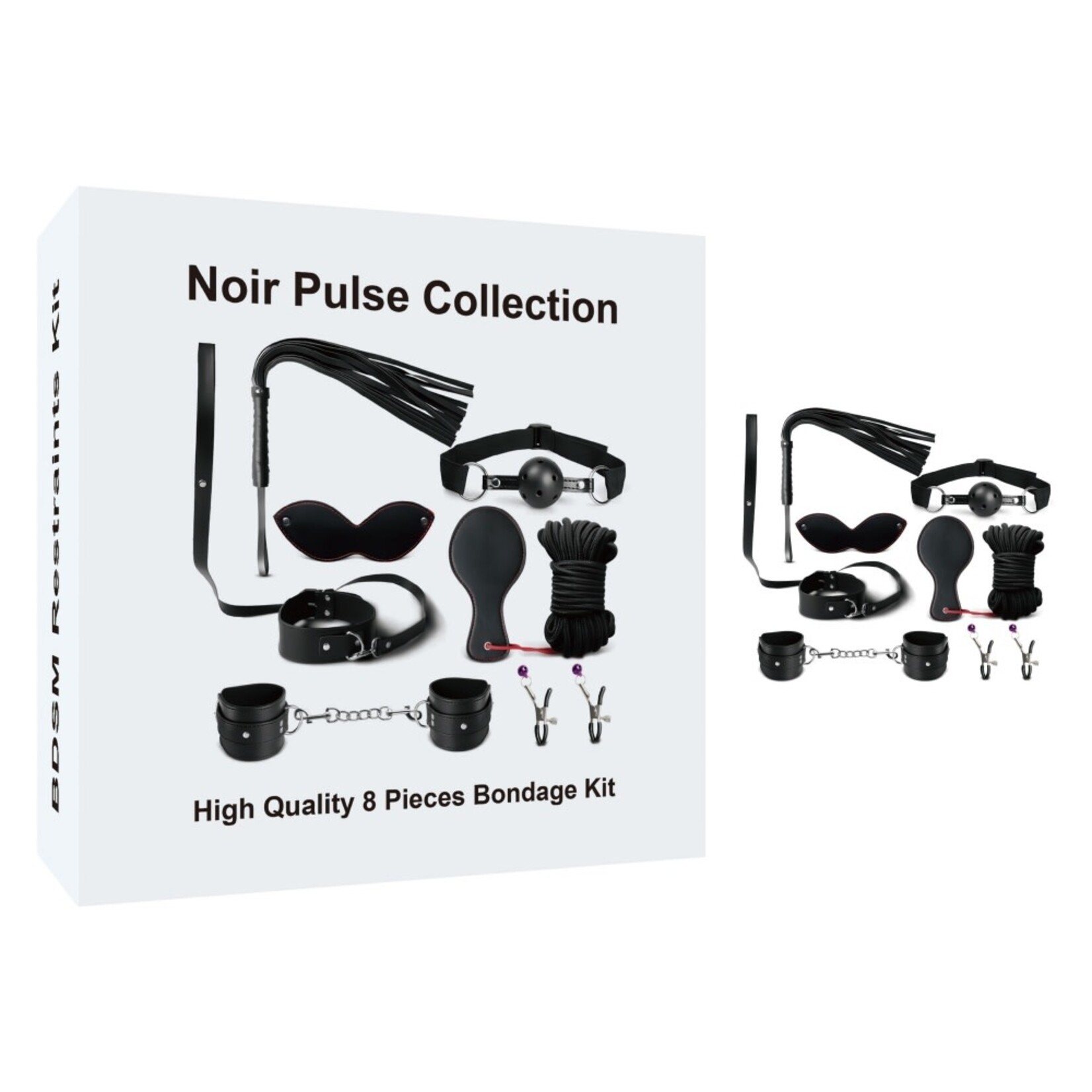 PASSION PLACE HIGH QUALITY 8 PIECES BONDAGE KIT II