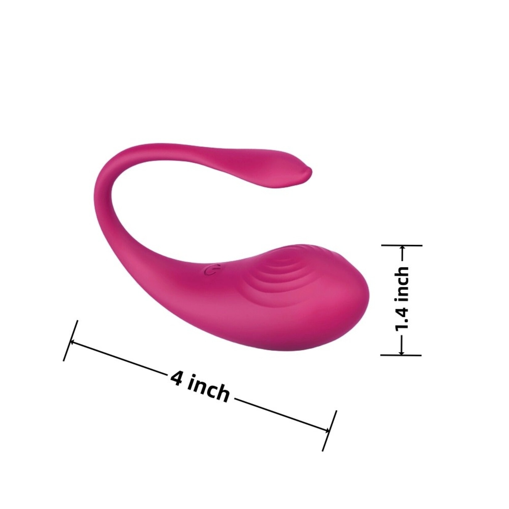 PASSION PLACE 9-SPEED MAGENTA RECHARGEABLE APP-CONTROLLED SILICONE VIBRATORS FOR WOMEN AND COUPLES
