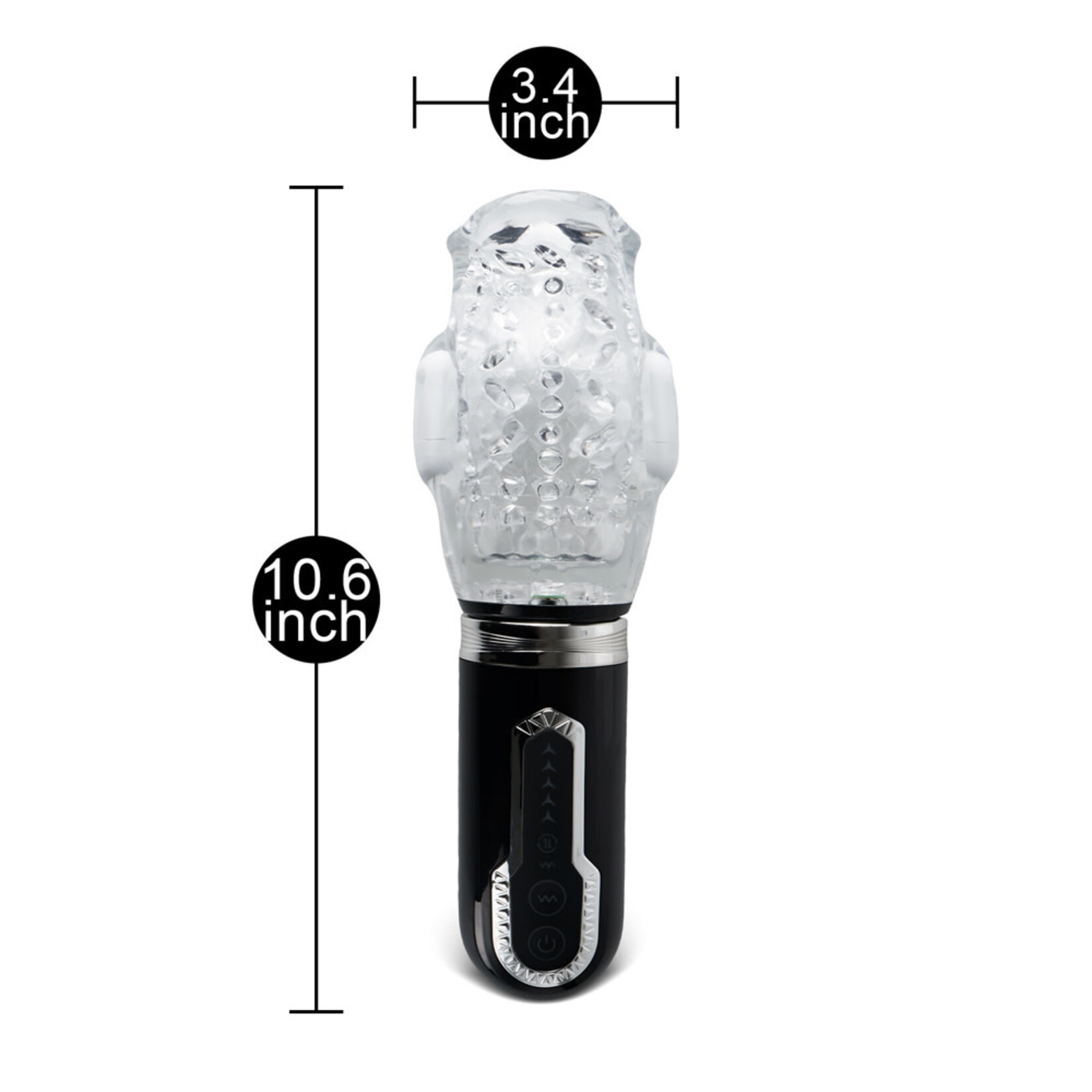 PASSION PLACE 7-SPEED MALE VIBRATING MASTURBATOR WITH ROATING AND THRUSTING FUNCTION