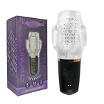PASSION PLACE 10-SPEED MALE VIBRATING MASTURBATOR WITH SUCKING FUNCTION