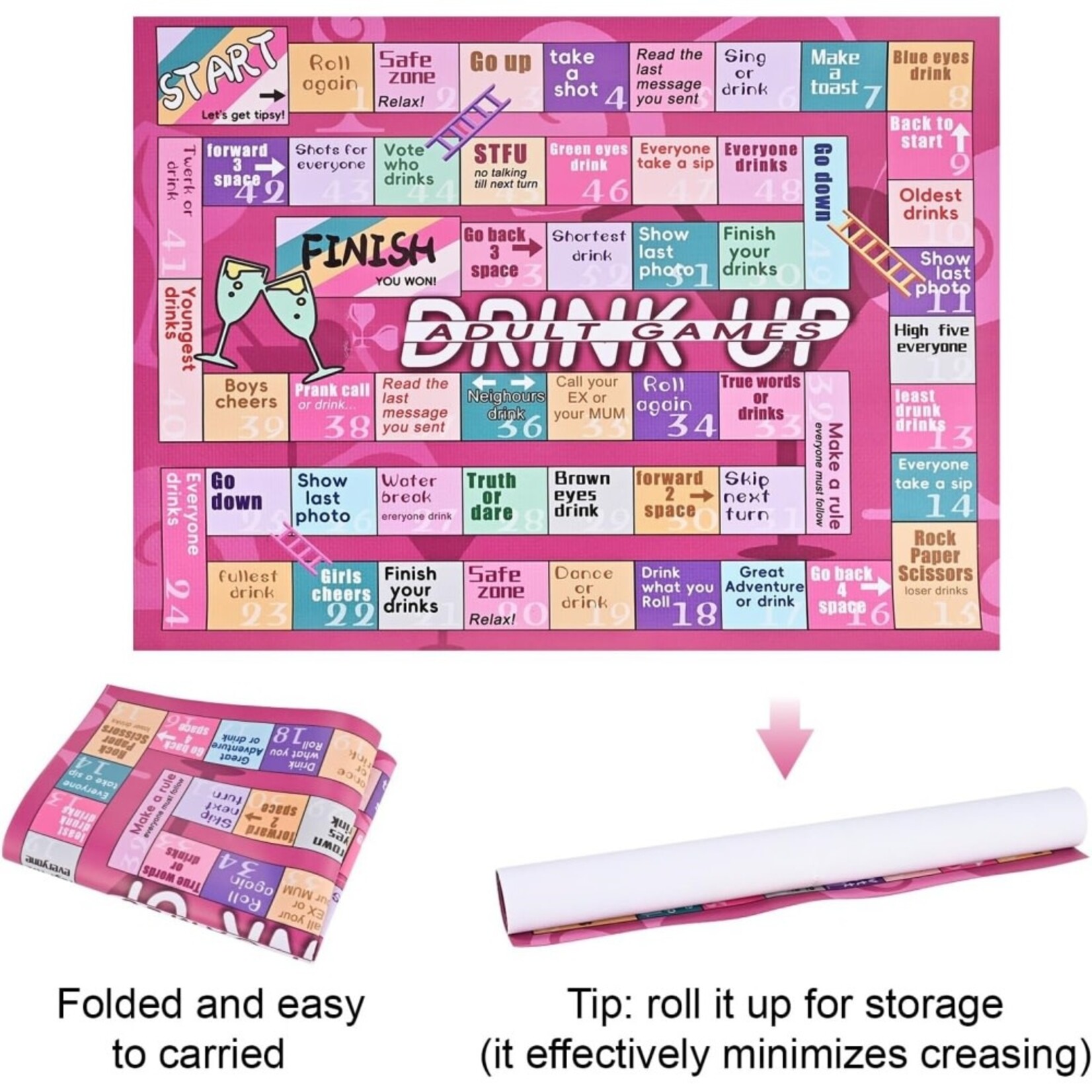 PASSION PLACE ADULT COUPLES PARTY GAME SET FOR DRINKING GAMES AND BACHELORETTE PARTY GAMES