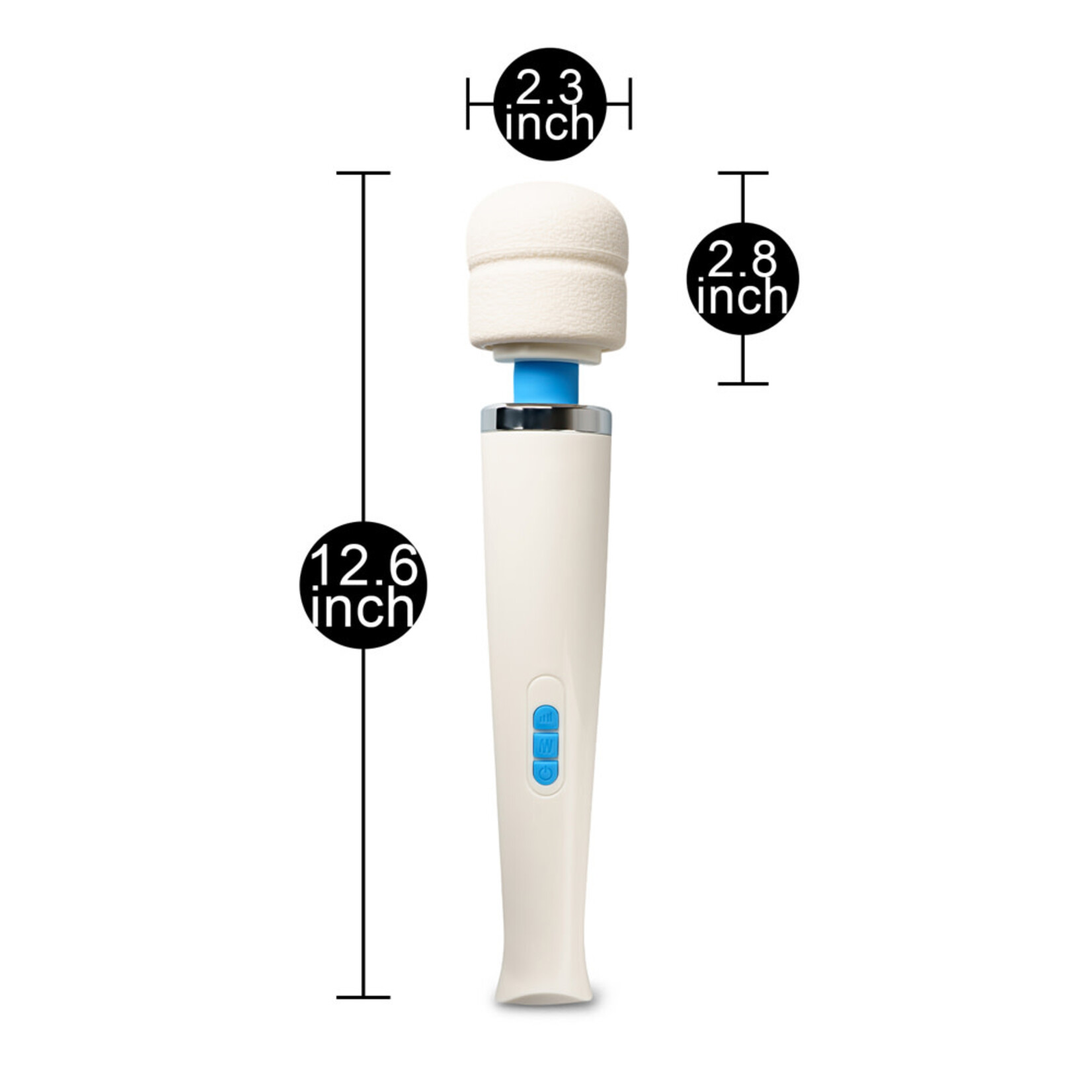 PASSION PLACE USB RECHARGEABLE MAGIC WAND MASSAGER WITH STRONG VIBRATION
