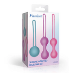 PASSION - SILICONE WEIGHTED KEGEL BALL SET
