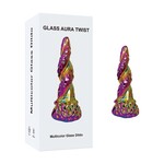 PASSION PLACE 6.30" TENTACLE-INSPIRED MULTICOLOR GLASS DILDO
