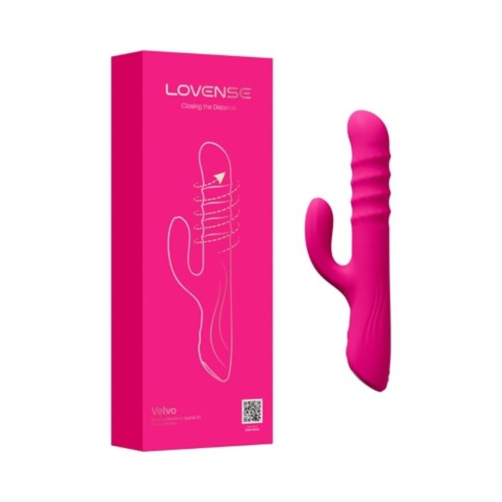 LOVENSE LOVENSE - VELVO BEADED G-SPOT AND CLIT RABBIT VIBRATOR