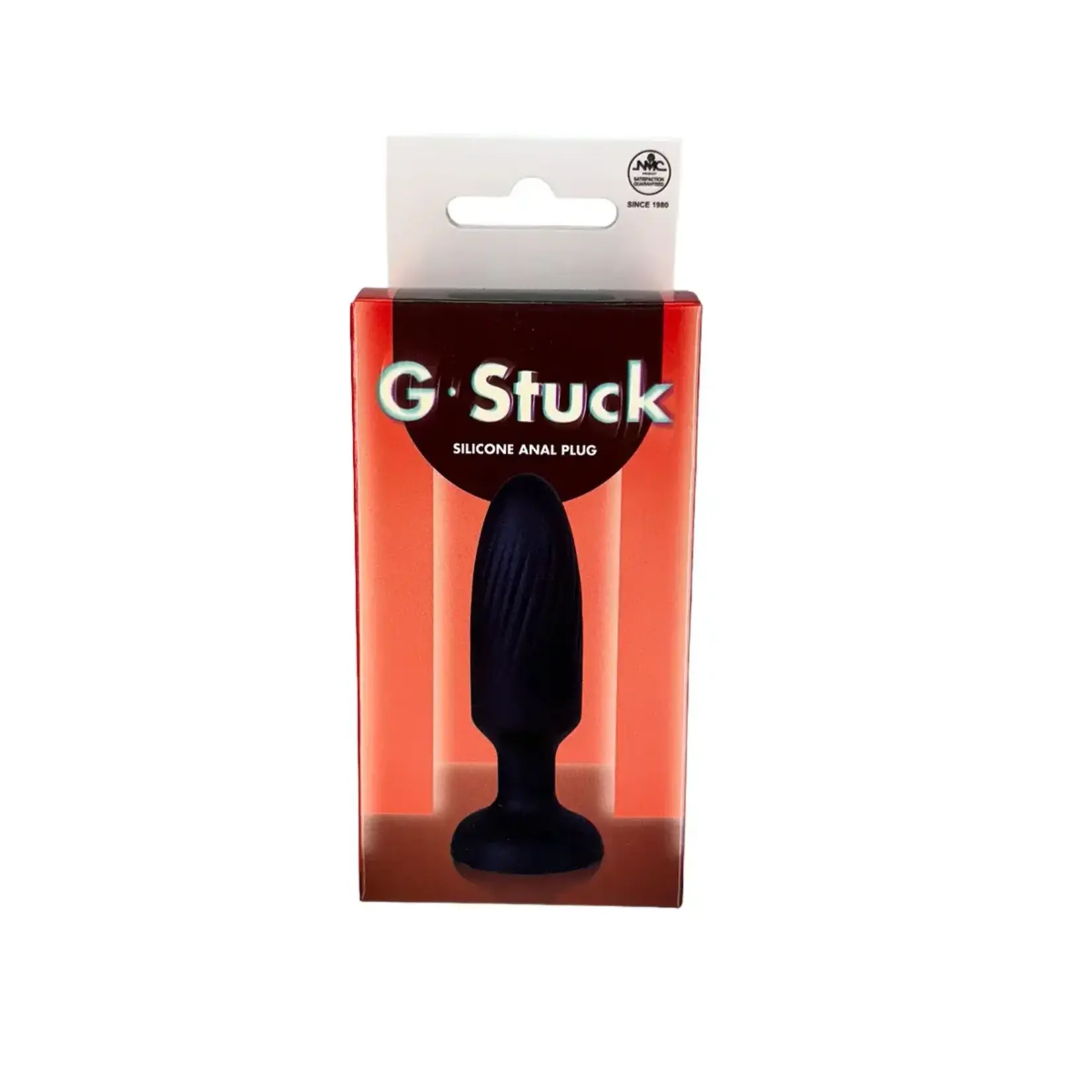 NMC - G STUCK - SILICONE ANAL PLUG - METALLIC BLACK