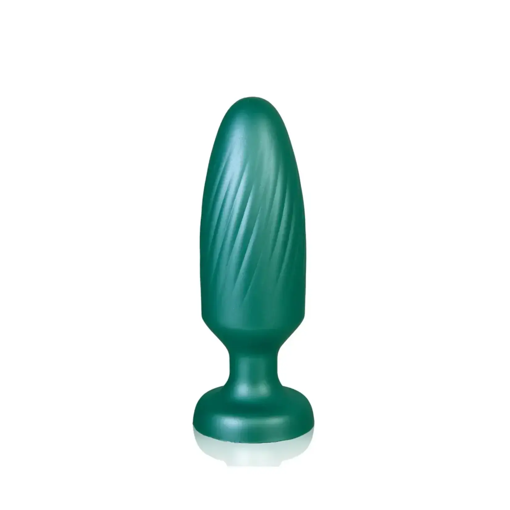 NMC - G STUCK - SILICONE ANAL PLUG - METALLIC GREEN