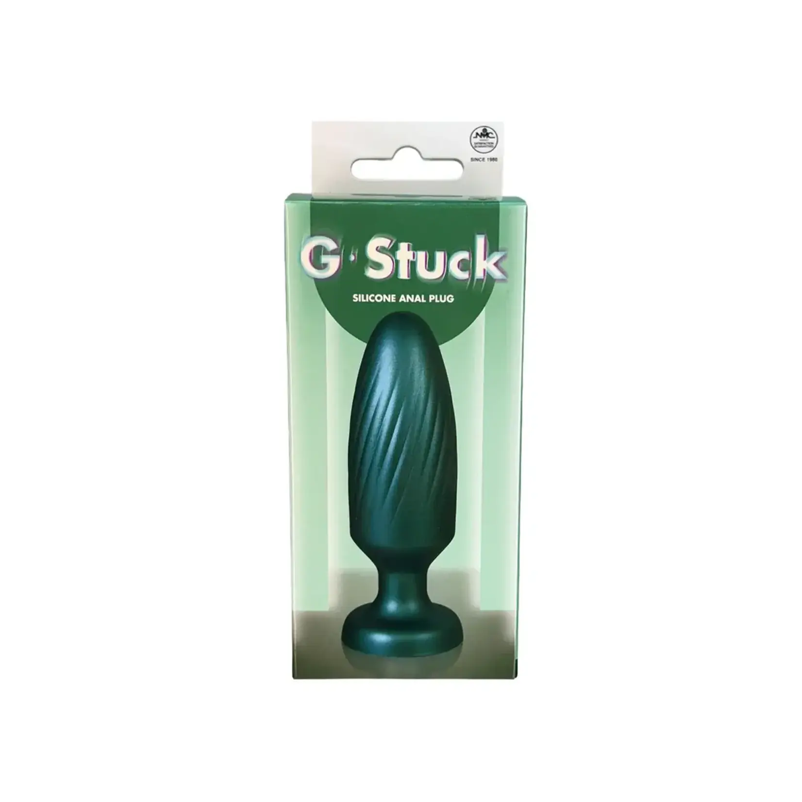 NMC - G STUCK - SILICONE ANAL PLUG - METALLIC GREEN