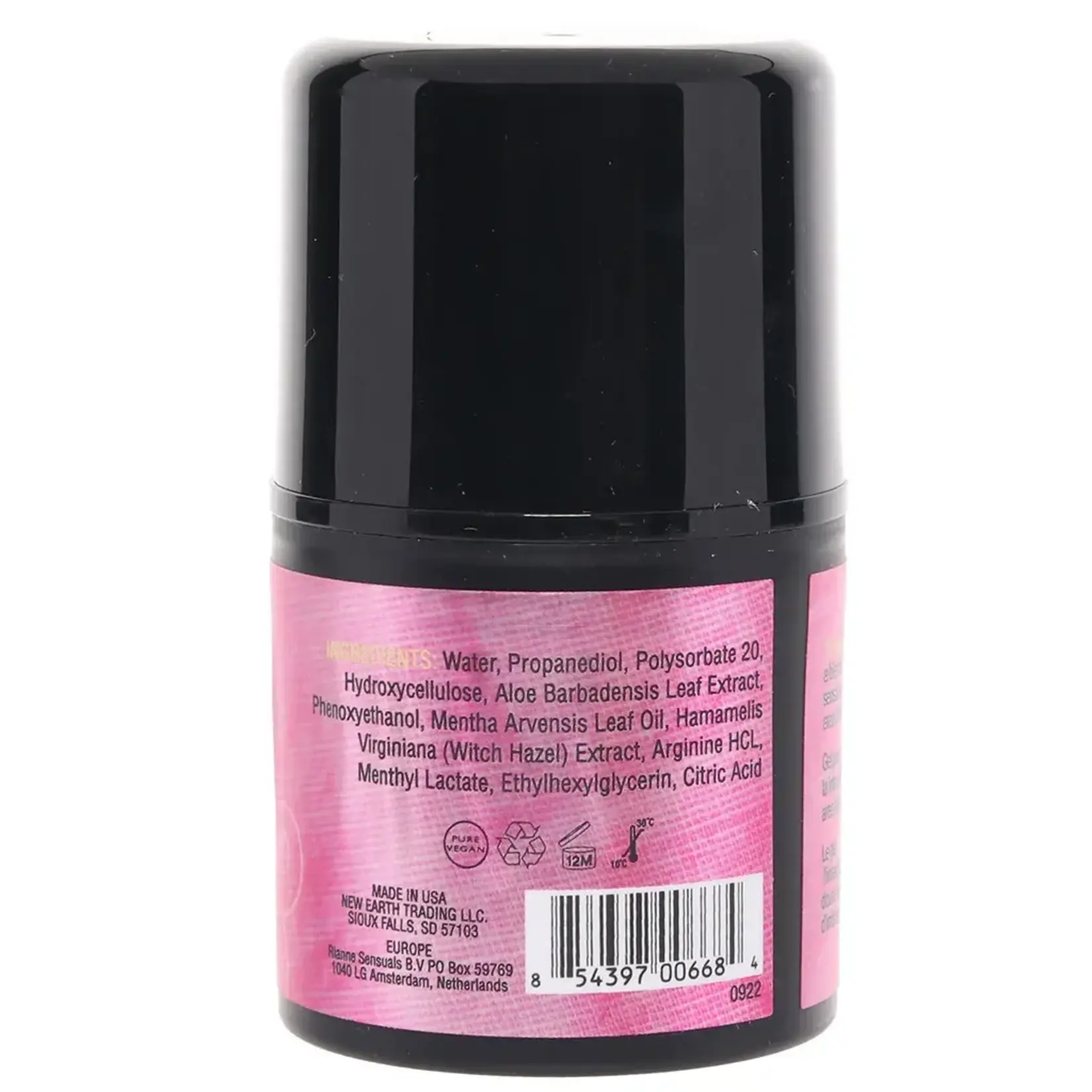 INTIMATE EARTH TICKLE HER PINK CLITORAL PLEASURE GEL PUMP IN 1OZ/30ML 1OZ/30ML