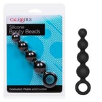 CALEXOTICS SILICONE BOOTY BEADS - BLACK