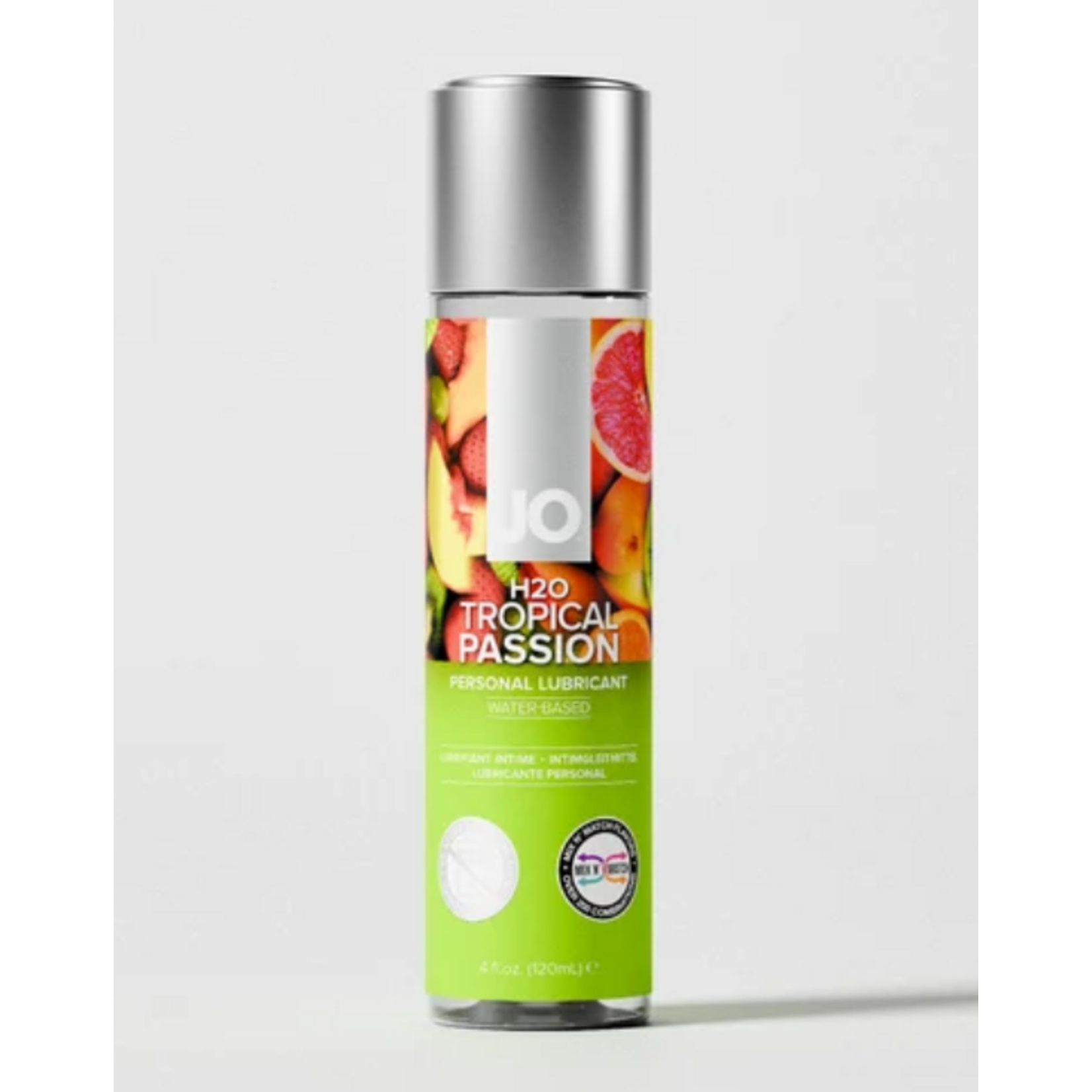 JO H2O - TROPICAL PASSION - LUBRICANT 4 FLOZ / 120 ML