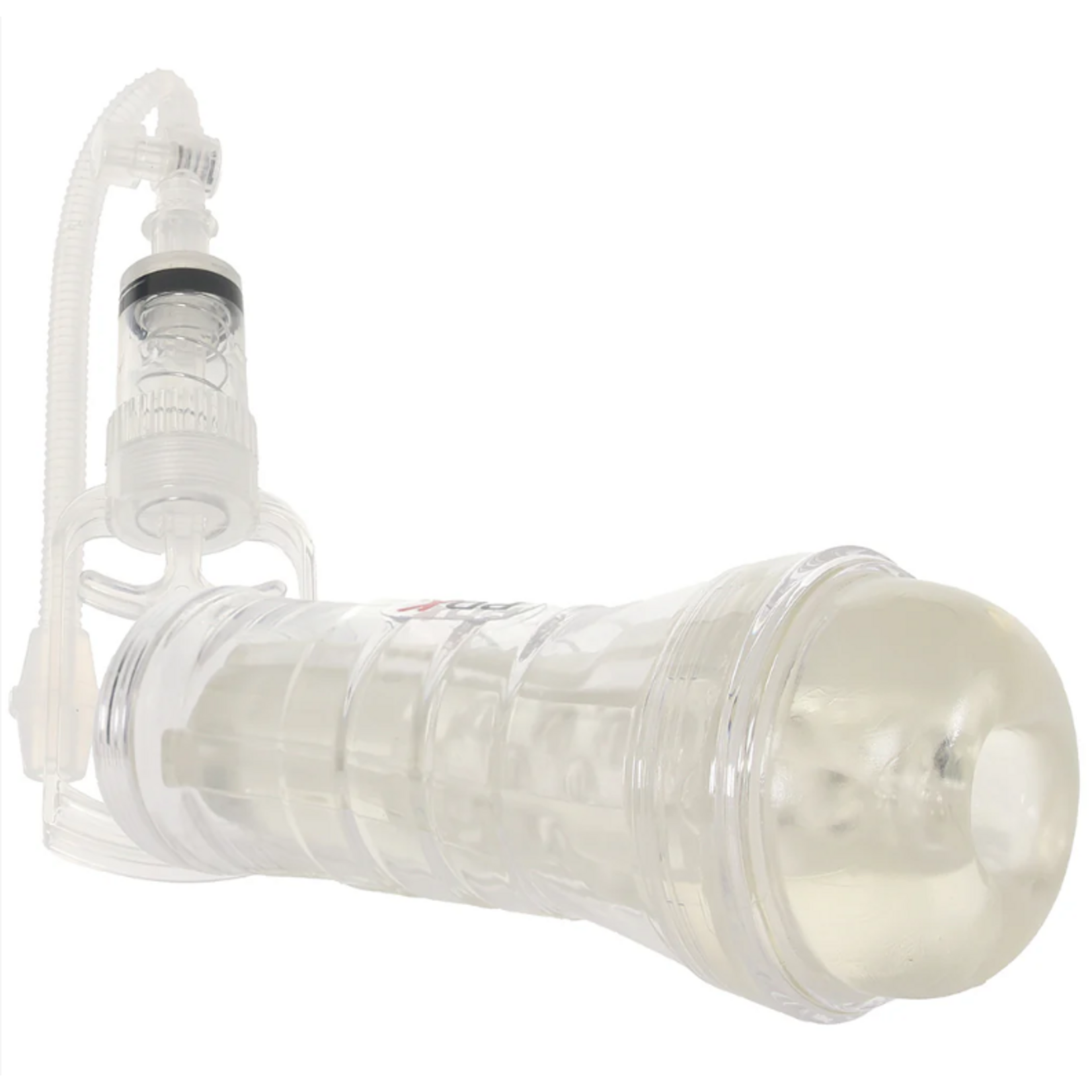 PDX PDX ELITE VIEWTUBE VAC XXL PUMP SEE-THRU EZ-GRIP PUMP STROKER - CLEAR