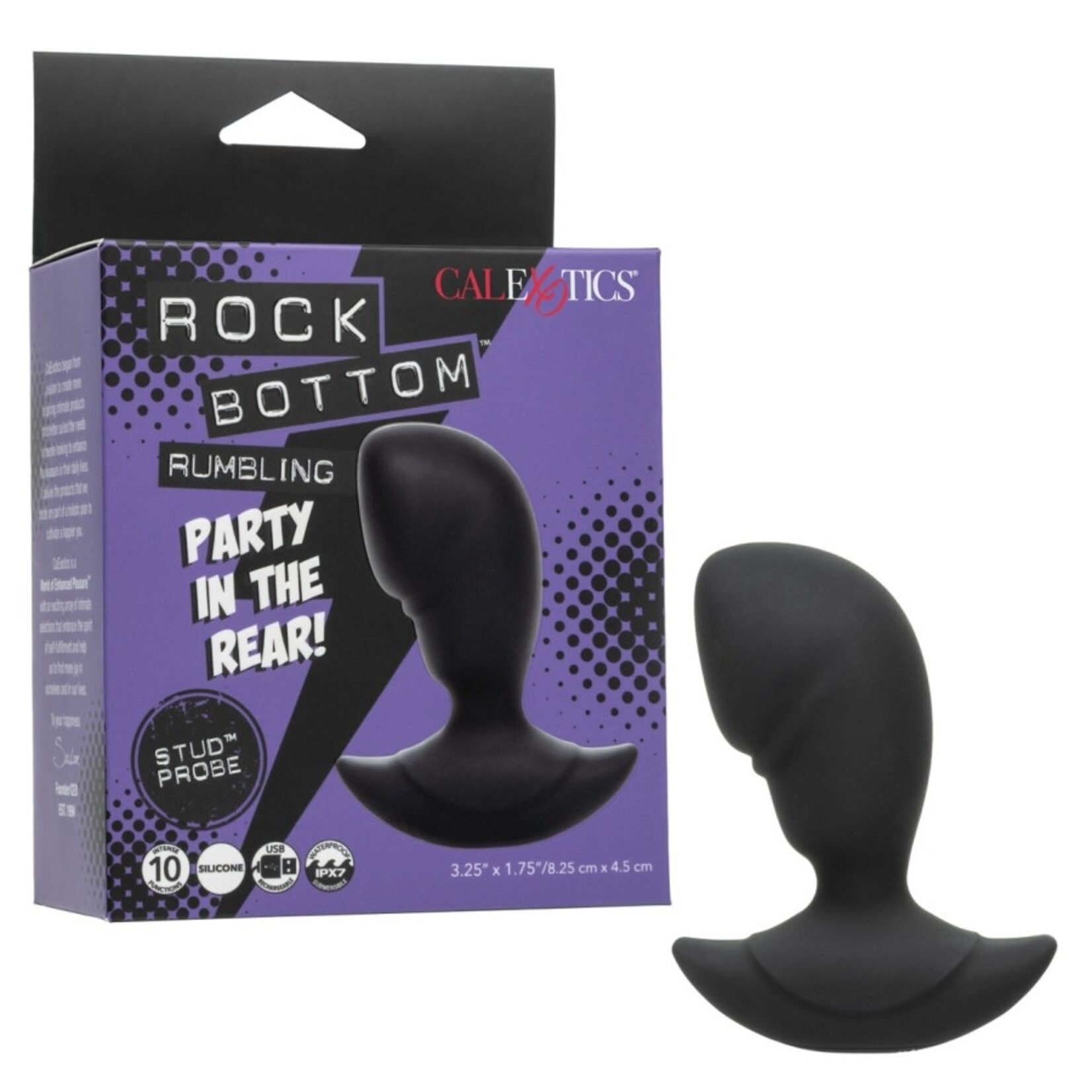CALEXOTICS ROCK BOTTOM RUMBLING STUD PROBE