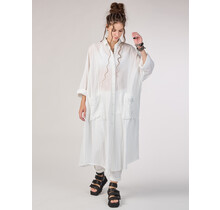 STUDIO B3 WOMEN SHIRT/DRESS S25 WASA WHITE