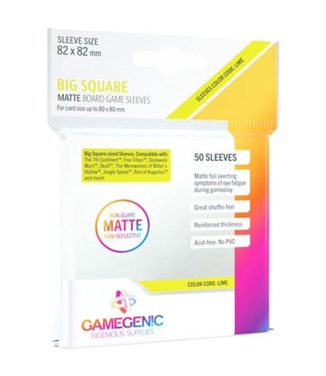 Gamegenic: Matte Sleeves - Big Square (50)