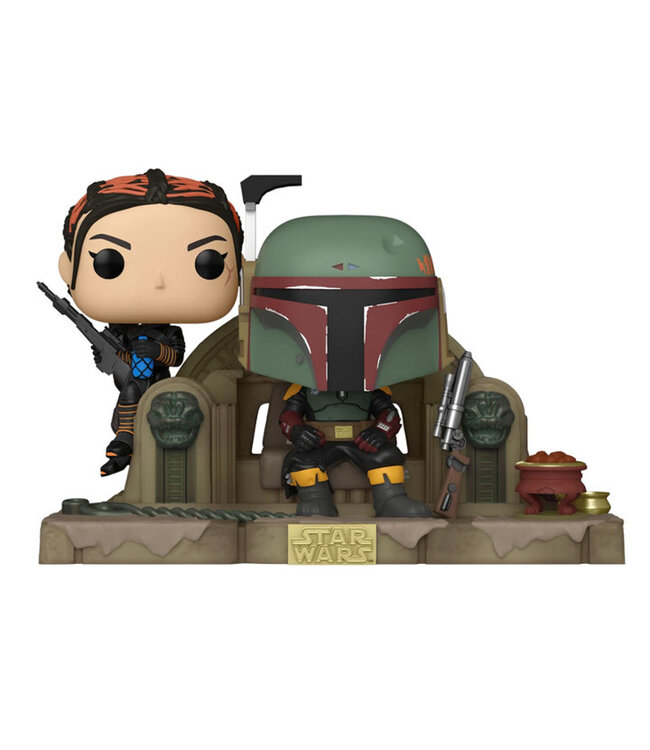 POP! The Mandalorian- Boba Fett & Fennec on Throne - 486